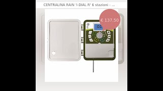 CENTRALINA RAIN 'I-DIAL R' 6 stazioni - 9 volt