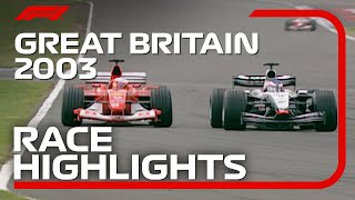 2003 British Grand Prix: Race Highlights | DHL F1 Classics