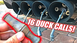 16 DUCK CALLS vs. 841hp CORVETTE!