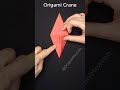 origami crane. how to fold paper crane origami tutorial papercrane