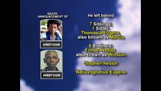Norbert Eugene ~ Medium Obituary
