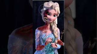 Elsa Horror transformation|| Creepy cartoon|| Scary Elsa😱