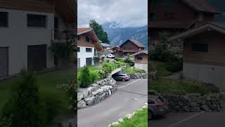 Gstaad Switzerland 🇨🇭| Walking Tour | the Oasis of Rich People #ytshorts #youtubefamily #suscribe
