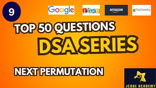 Next Permutation || Top 50 Questions || DSA Series || Jcode Academy || In Tamil