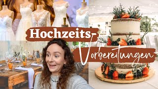 Unsere Hochzeitsvorbereitungen » Veganes Menü, Ringe, Brautkleid \u0026 Herausforderungen │VLOG