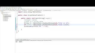 How to accept GUI Input in Java using Dialog boxes | Java Tutorial | Java Wrapper Classes