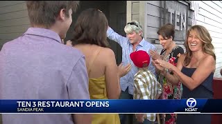 Ten 3, new restaurant atop Sandia Peak, open for business