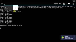 Qpython tutorial- 11 Comments And String Slicing