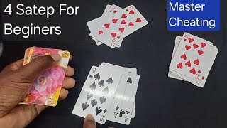 4 Setap For Andar Bahar Cut Patta New Tricks | kat patti card game trick | andar bahar tric