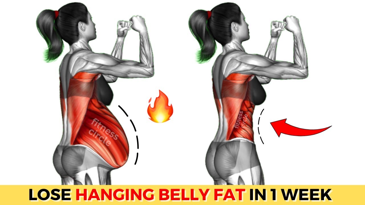 The Best Exercises For Hanging Belly Fat 30 Min Workout To Lose 3