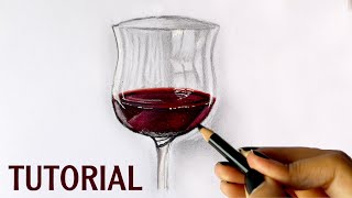 Wine Glass Tutorial | Color Pencil