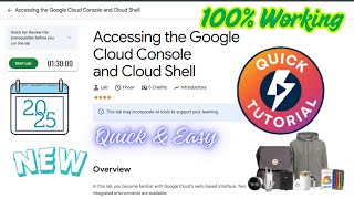 Accessing the Google Cloud Console and Cloud Shell || #qwiklabs #coursera #cloudskillsboost