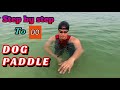 how to do dog paddle swim