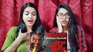 Jana Gana Mana Trailer Reaction video by Bong girlZ | Prithviraj Sukumaran, Suraj Venharamoodu