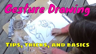 A simple gesture drawing lesson with Julia.