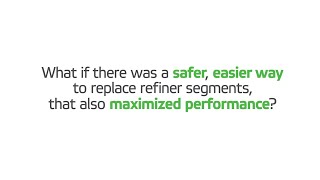 Improve safety and refining performance with Valmet Refiner Segments – Pro safe