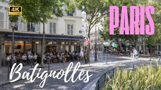 [4K] 🏡 Batignolles: Paris’ Hidden Gem for Locals \u0026 Families 🚶‍♂️✨ 17th Arrondissement Walk