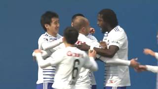 【公式】ゴール動画：レオナルド（新潟）11分 横浜ＦＣvsアルビレックス新潟 明治安田生命Ｊ２リーグ 第4節 2019/3/16