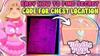 EASY How To Find Your Secret Code For A Chest Location In The Throne Tower Royal