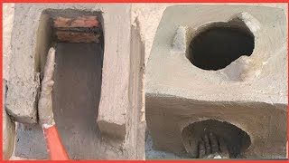 How to make a new multi Clay Stove desi chulha village Ummy kitchen