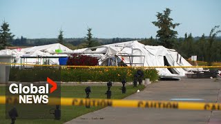 1 person dead, several injured after tent collapses at Alberta meditation centre