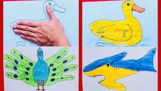 14 Hand Drawing Tricks | Junior Drawings