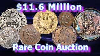 Early Gold Silver and Copper Rare US Coins Sold at Million Dollar Auction