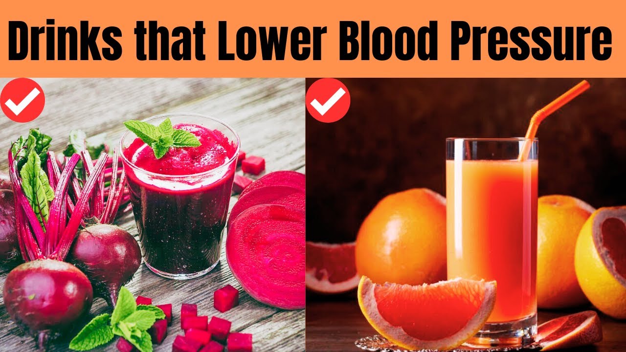 Drinks To Lower Blood Pressure NATURALLY - YouTube