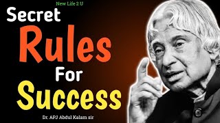 Secret Rules for Success...ll apj abdul kalam quotes ll abdul kalam quotes #apjabdulkalam