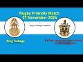 King' College vs Raffles Rugby Union Singapore