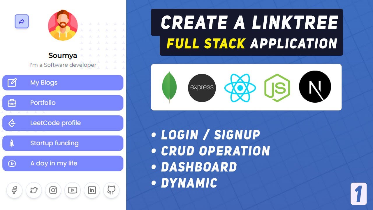 Setting Up Frontend And Backend For Linktree Project Part 1 Youtube