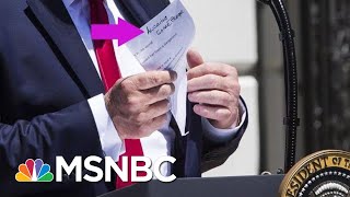 Photojournalists Keep Getting Glimpses Of Trump's Handwritten Notes | The 11th Hour | MSNBC