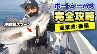 ボートシーバス完全攻略【東京湾で沖縄スプーン】【後編】【YOSHIKI】