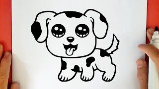 HOW TO DRAW A CUTE PUPPY