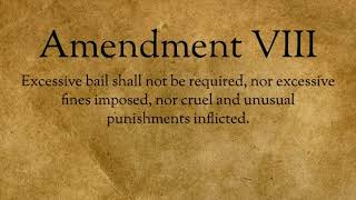 8th Amendment - Easy Memorization