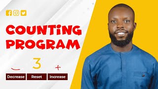JavaScript COUNTER PROGRAM | 12minutes
