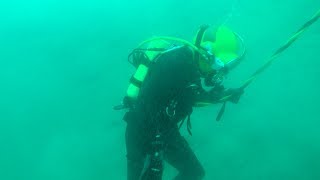 NY State Police divers practice rescuing unconscious trooper from bottom of Green Lakes