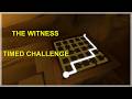 The Witness: Beating the Timed Challenge