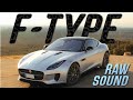 Jaguar F-type V6 RAW SOUND Mountain Drive