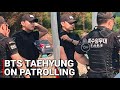 BTS Taehyung New Video on Patrolling wearing His SDT Military uniform Full Video 2024