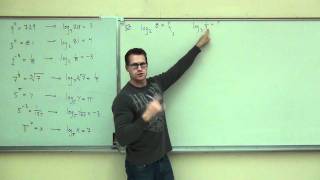 Intermediate Algebra Lecture 12.4:  Introduction to Graphing and Solving Logarithmic Functions