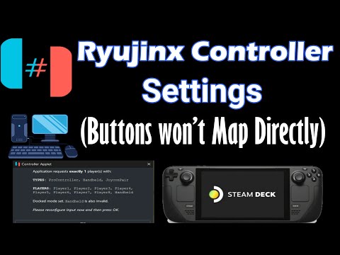 Ryujinx Best Settings For All Controllers  Buttons won’t Map Directly  Applet Error Steam Deck