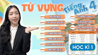 Từ vựng và phát âm Tiếng Anh Lớp 4  Global Success Học Kì 1 | Viral English