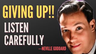 Neville Goddard - GIVING UP Shows You Are Close | Law of Assumption | Law of Attraction | #manifest
