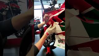 Motorbike wrapping on Ducati Supersport 950 S