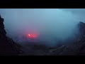 nyiragongo volcano drc congo timelapse day into night