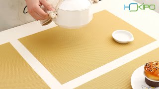 HOKIPO PVC Placemats for Dining Table (AR3099)