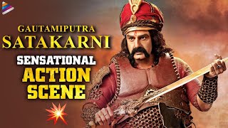 Gautamiputra Satakarni Sensational Action Scene | Balakrishna | Shriya | Krish | Shivaraj Kumar