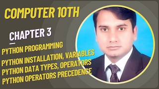 10th Computer Chapter 3, Python Programming Complete Chapter