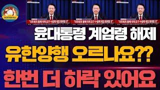 유한양행 주가전망 윤석열 대통령 계엄령 해제!! 아직 한번 더 하락이 남은 이유??